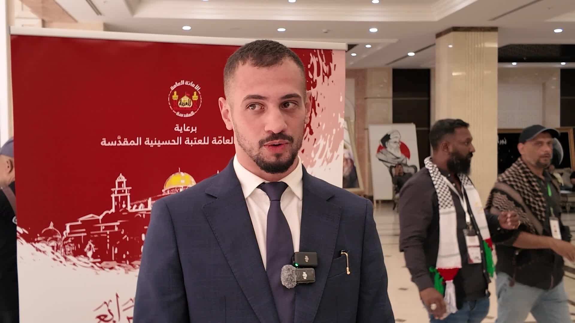 الأسير المحرر المبعَد أحمد البرغوثي من النجف: حان وقت الأفعال لدعم فلسطين والأقصى