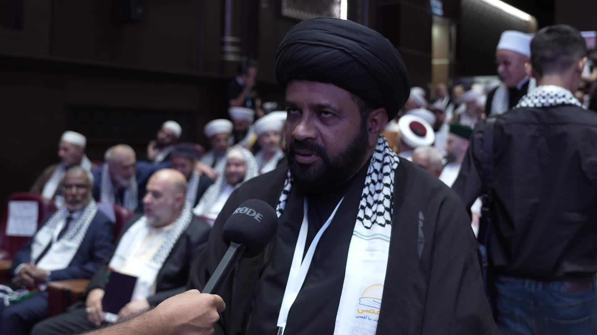 السيد علي باقر: لمؤتمر "نداء الأقصى" أهمية بالغة جدًا على المستويَين الإقليمي والدولي