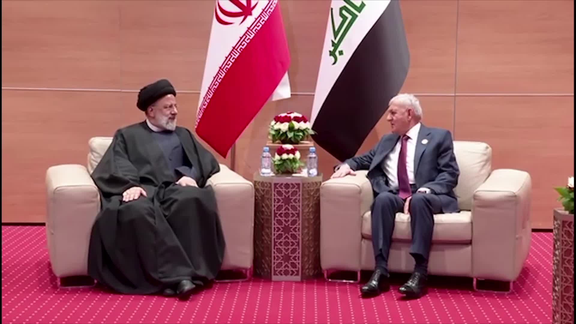  الرئيس الايراني يؤكد خلال لقائه رشيد حرص بلاده على دعم أمن واستقرار العراق