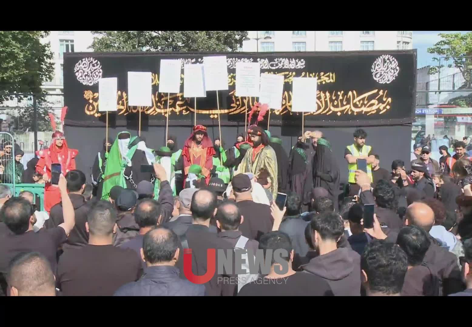 بمسيرة حاشدة.. المسلمون يُحيون ذكرى أربعين الإمام الحسين "ع" في لندن