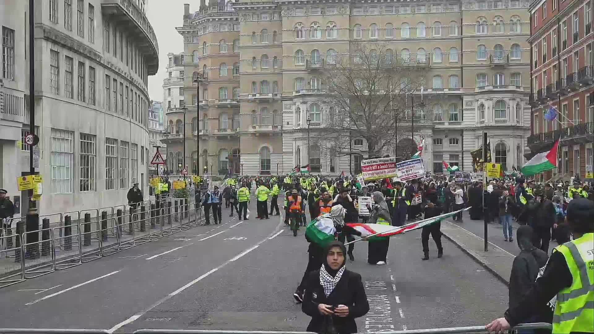 مسيرة حاشدة في لندن بمناسبة "يوم القدس العالمي"