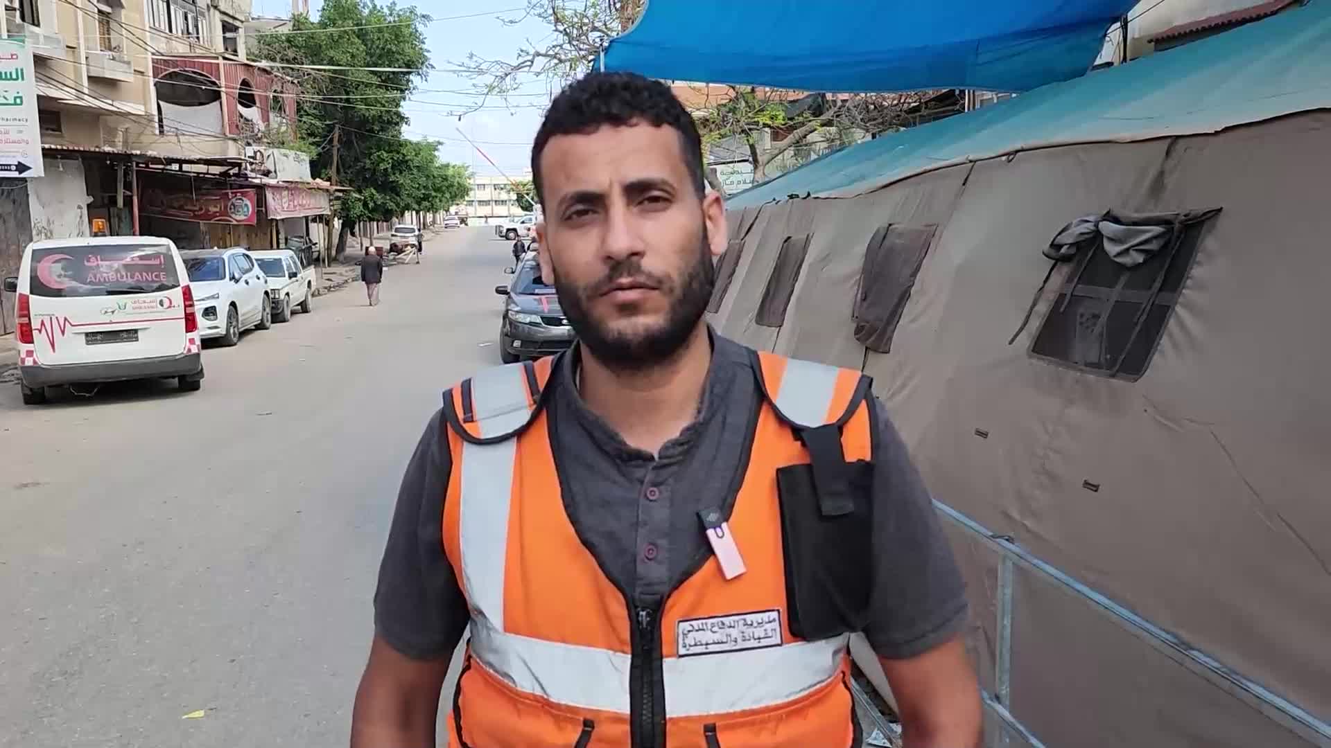 مدير دائرة الإمداد بالدفاع المدني: نطالب المجتمع الدولي بالضغط لوقف الإبادة الجماعية بغزة