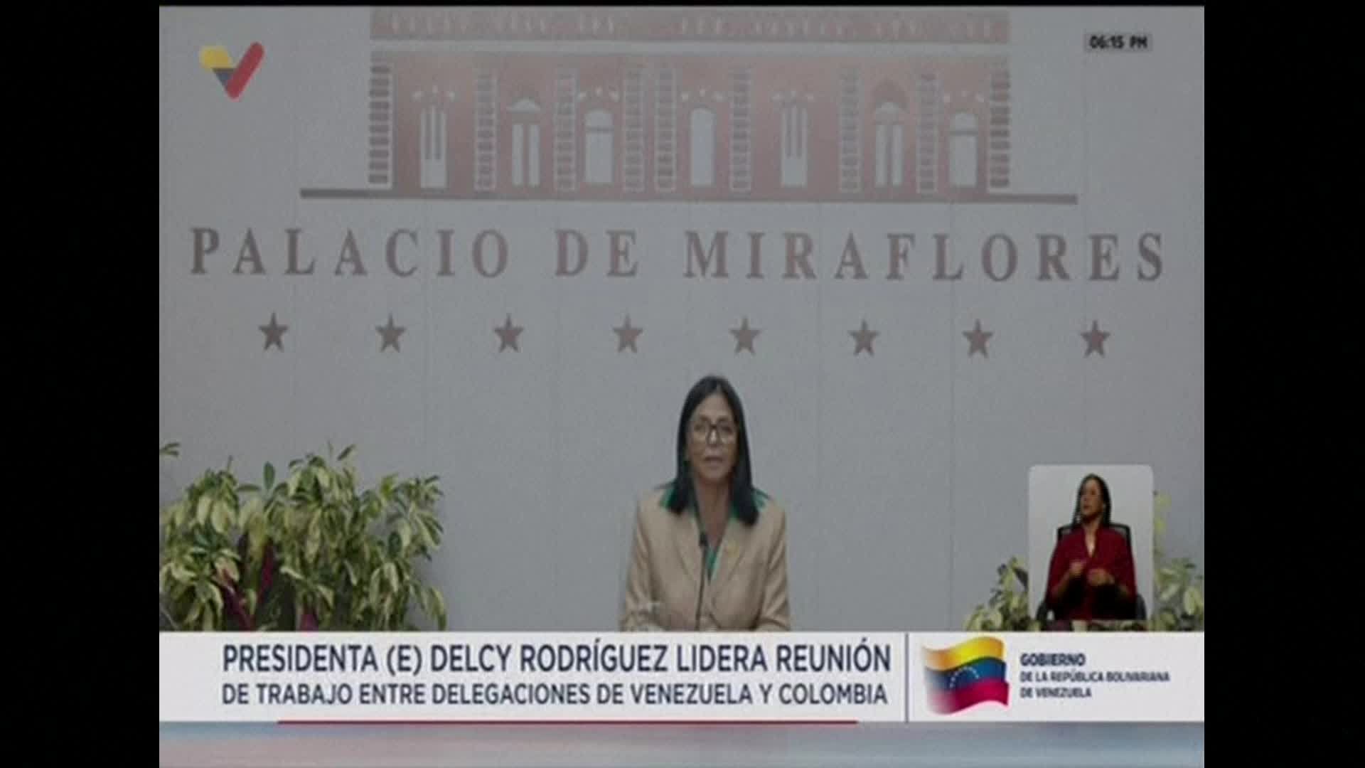 رودريغيز تطلب من ترامب رفع العقوبات الأمريكية