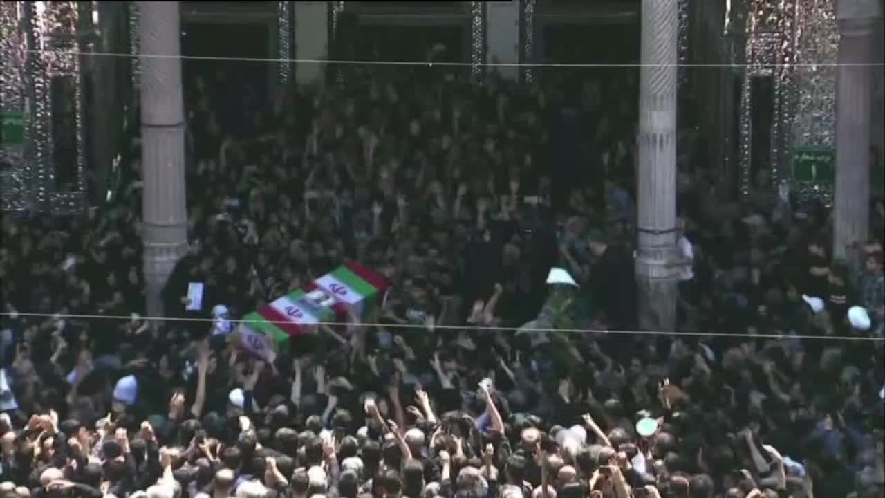 جثمان وزير الخارجية يوارى الثرى في مرقد السيد عبد العظيم الحسني بطهران