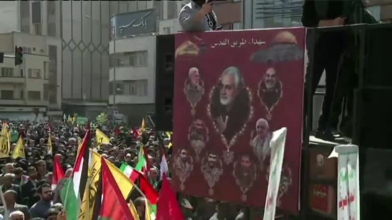  مسيرات مهيبة في مختلف المناطق بمناسبة يوم القدس العالمي