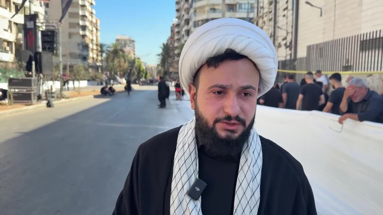  الشيخ الدرة من الضاحية الجنوبية: نشارك في المسيرة العشورائية للتأكيد على نهج الحق ‫والمقاومة