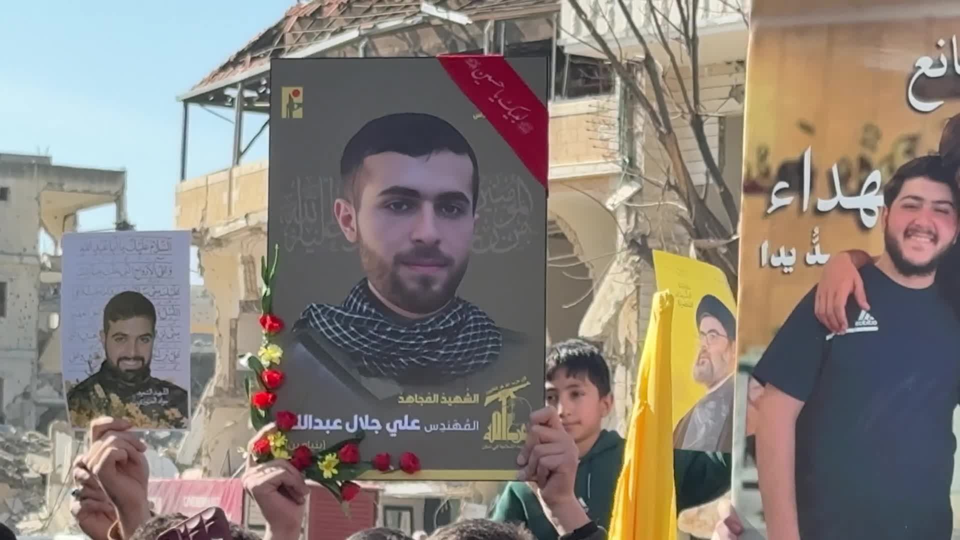بلدة الخيام الجنوبية ووكالة يونيوز للأخبار يودعان شهيدهما المجاهد المهندس علي جلال عبدالله