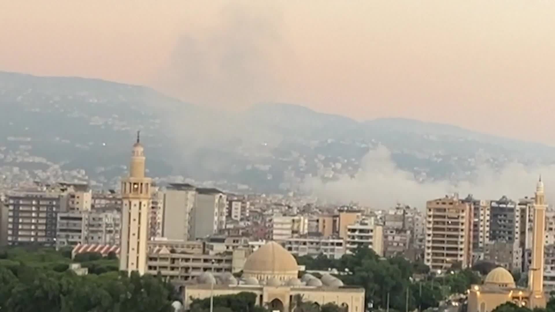 مشاهد توثق لحظة وقوع الغارة التي أدت إلى استشهاد القائد فؤاد شكر ولقطات من محيط موقع الاغتيال