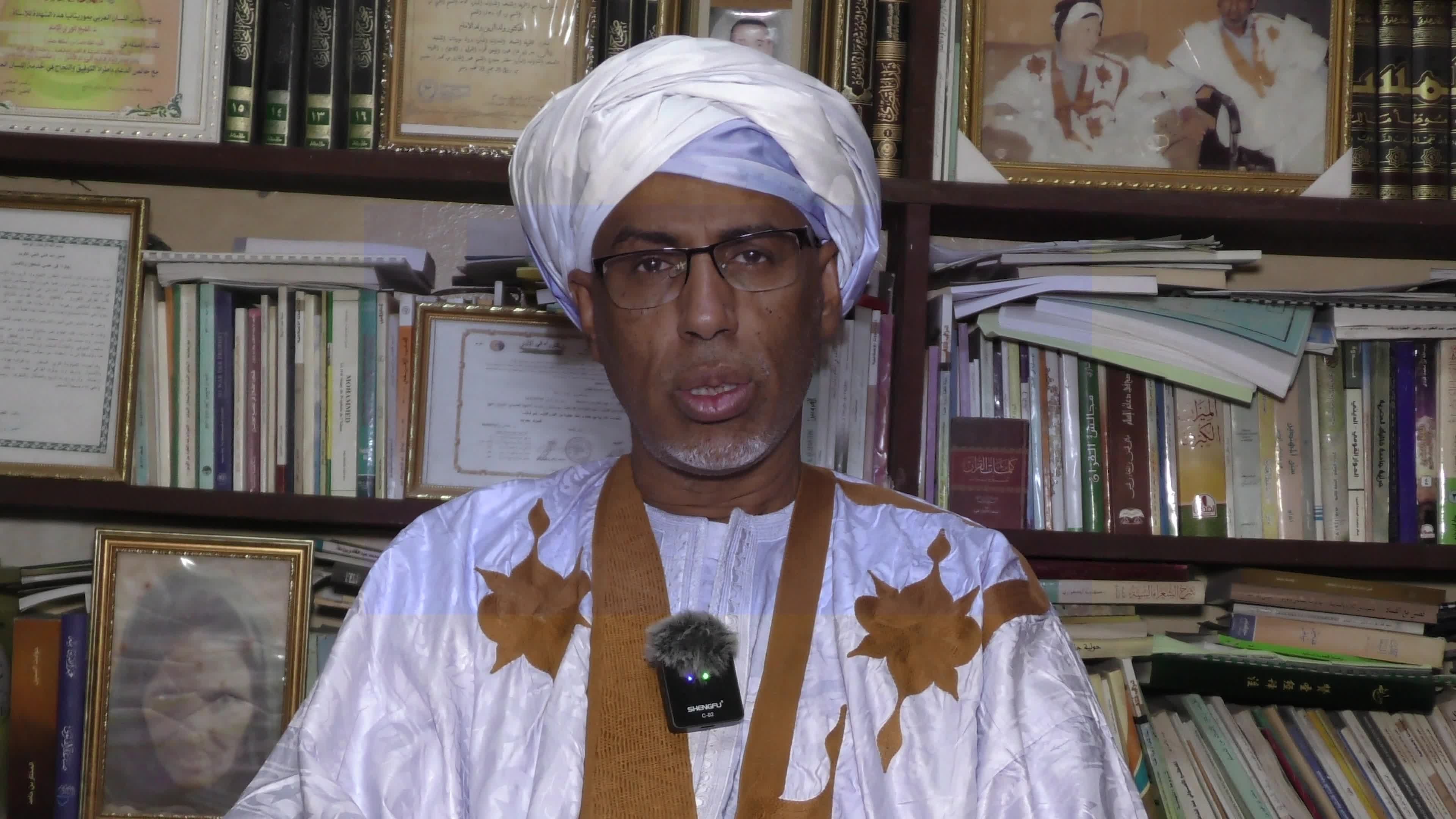 الشيخ ولد الزين في نداءٍ خلال يوم إعلامي تضامني مع غزة: يبادون جوعا وعطشا فأين الإنسانية