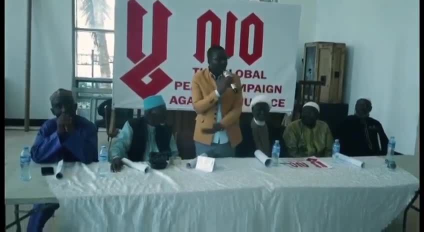 مهرجان جماهيري في فريتاون يجمع علماء الدين والمجتمع المدني تحت شعار "لا" للظلم والعدوان