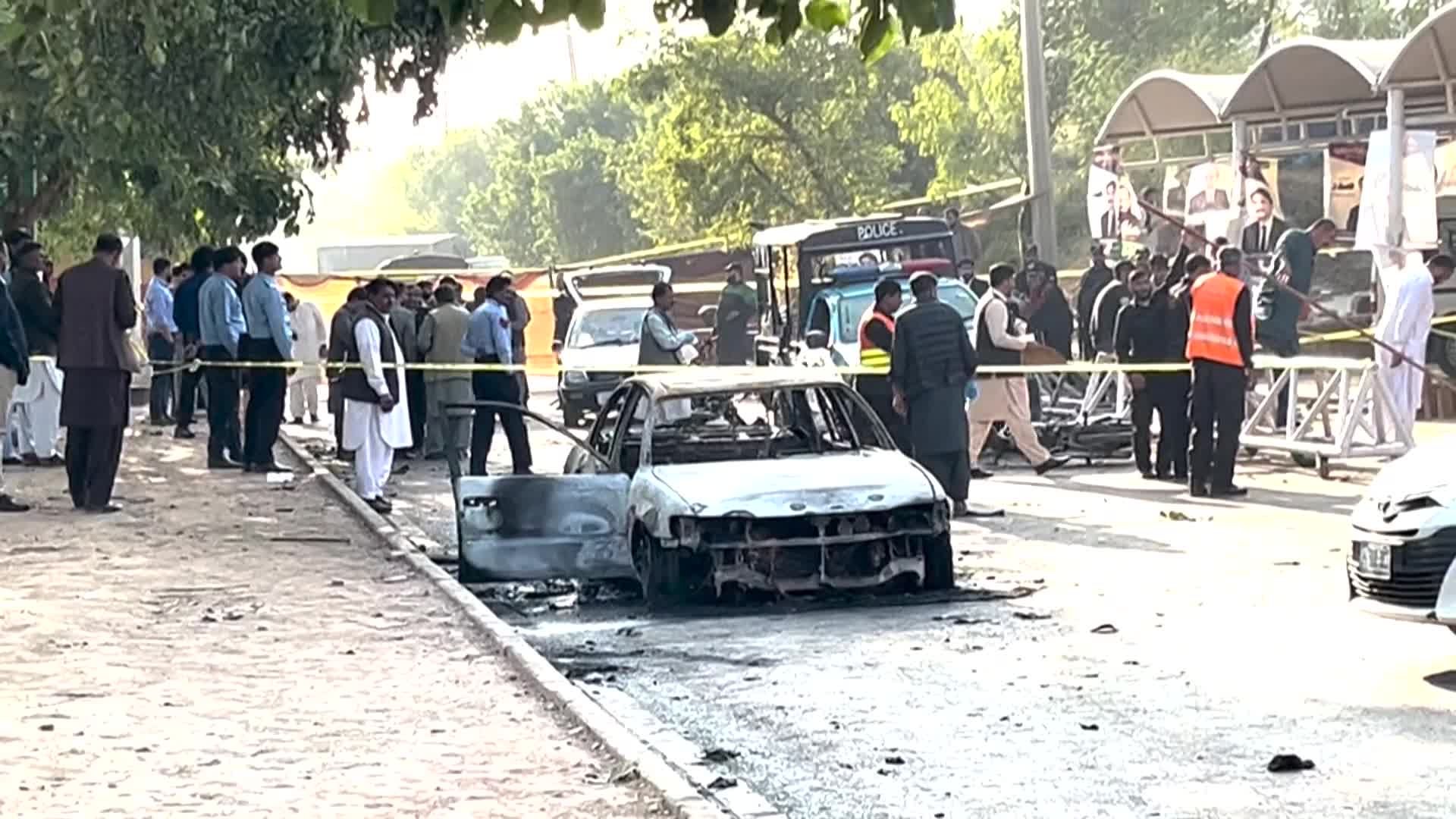 12 killed, 27 injured in suicide attack in Islamabad