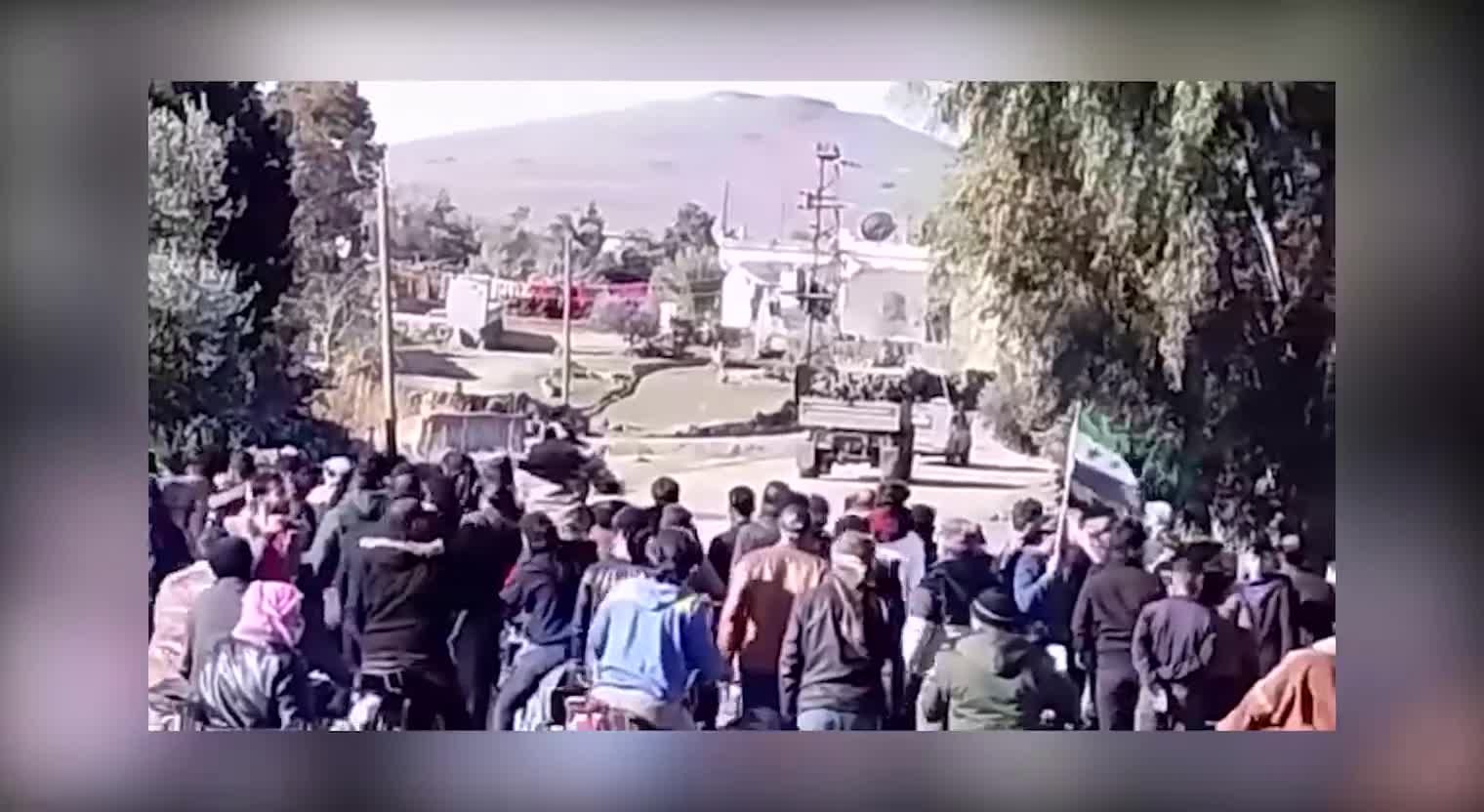  الجيش الإسرائيلي يطلق الرصاص الحي على متظاهرين واجهوا توغله في القنيطرة جنوب البلاد