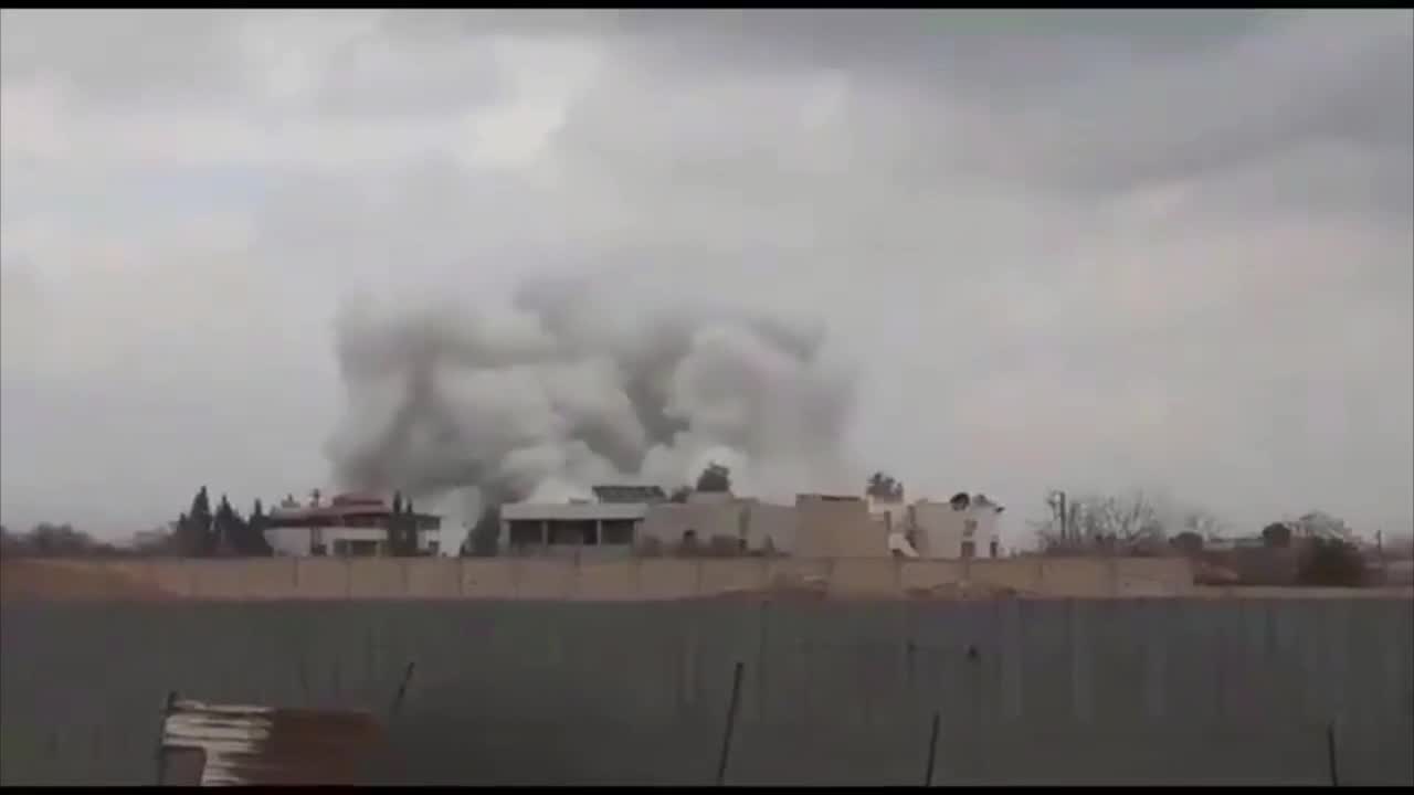 An Israeli aggression targets a number of points south of Damascus, resulting in martyrs and wounded